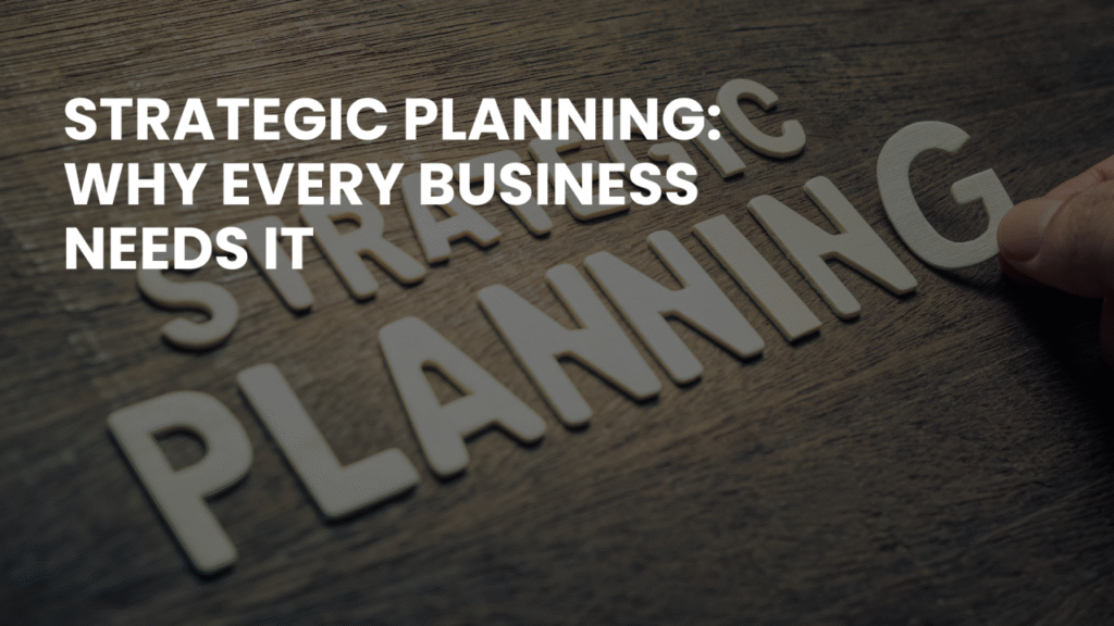 Business professionals discussing who needs strategic planning