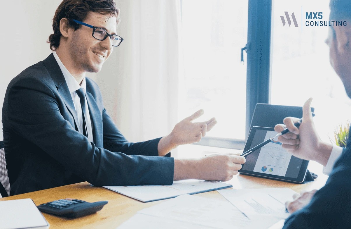 Executive in a one-on-one coaching session focusing on leadership success and personal growth